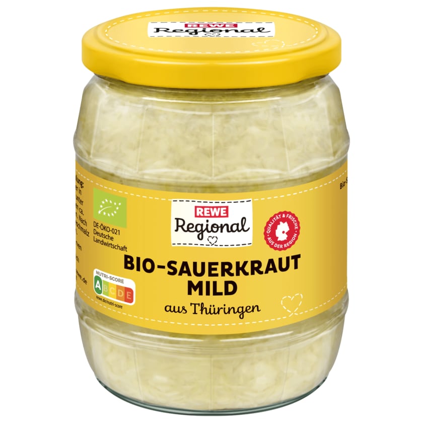 REWE Regional Bio Sauerkraut aus Thüringen 520g